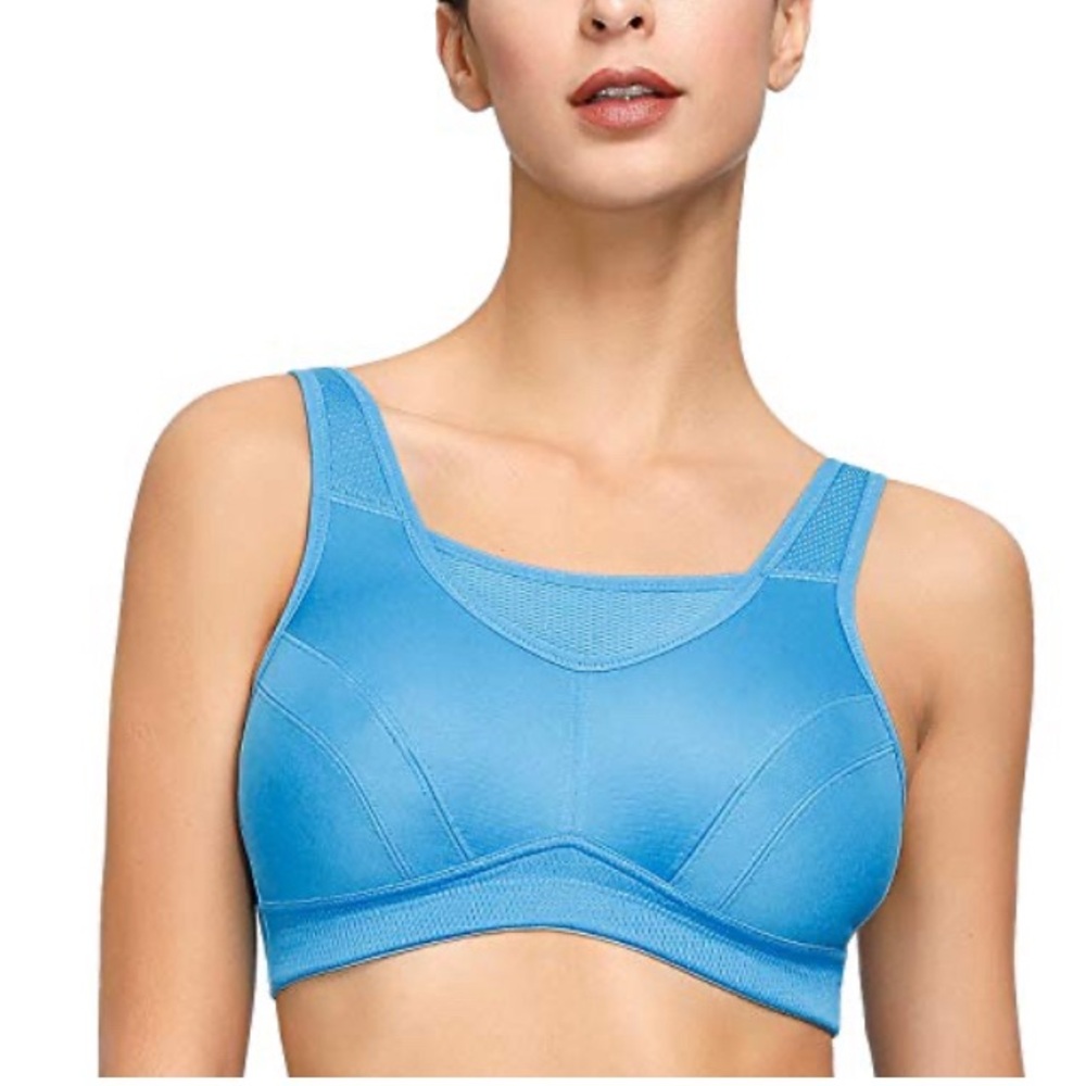 WingsLove High Impact Sports Bras for Women Full Coverage Non Padded Workout Bra